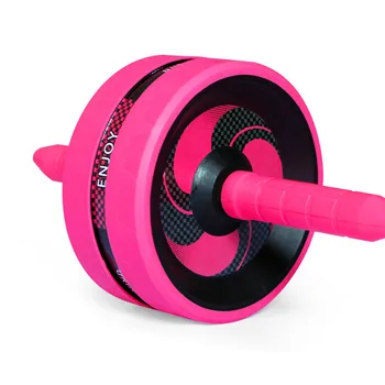

New 2 in 1 Ab Roller Jump Rope No Noise Abdominal Wheel Ab Roller with Mat For Arm Waist Leg Exercise Gym Fitness Equipments