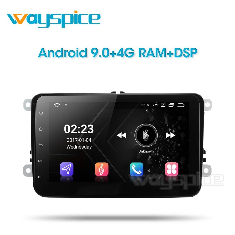 Автомобильный dvd-плеер для VW polo golf passat tiguan skoda yeti superb rapid gps navi PX6 android 9 0 | Автомобили