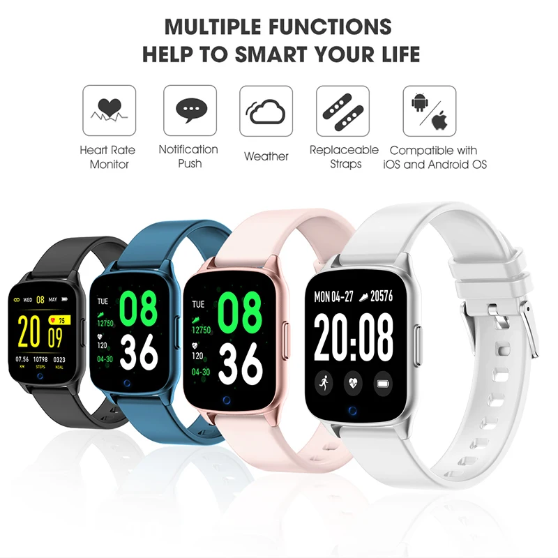 LIGE новые женские водонепроницаемые Смарт-часы Bluetooth Smartwatch для Apple IPhone Xiaomi монитор сердечного ритма многофункциональный режим