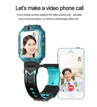 

4G WIFI Children's Smart Watch GPS Positioning Tracker HD Video Call Dual Cameras Smart Watches SOS clock Kids smartwatch 2020