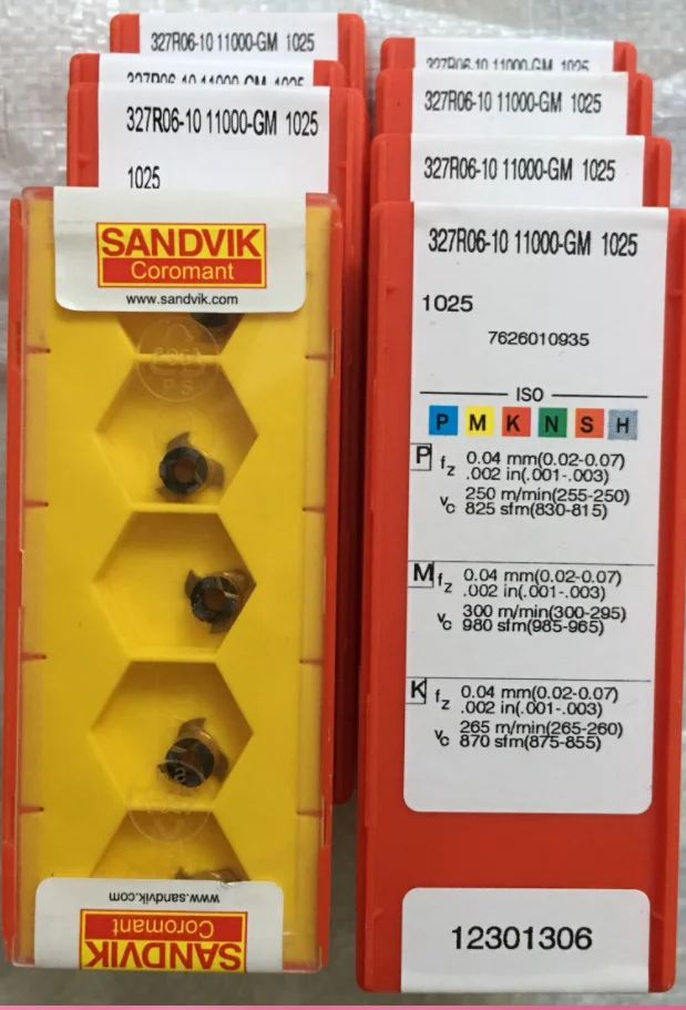 5 шт. вставки карбида 327R06-10 11000-GM 1025
