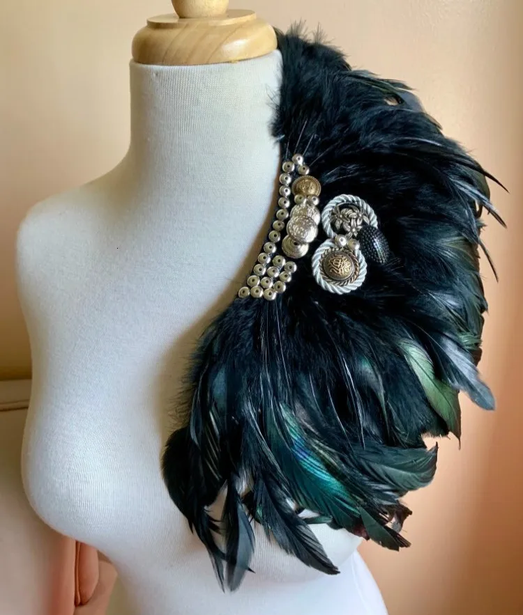 

Feather Brooch Boutonniere Clips Collar Pin Wedding Suits Banquet Brooch Feather Anchor Flower Corsage Party Bar Singer Palace