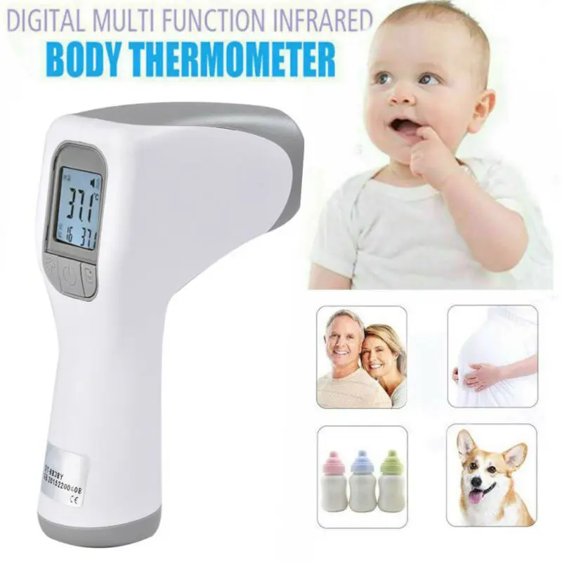 

Newest Forehead thermometer IR Infrared Digital Forehead Thermometer Non-Contact Baby Kids Body Thermometer Household Baby Care