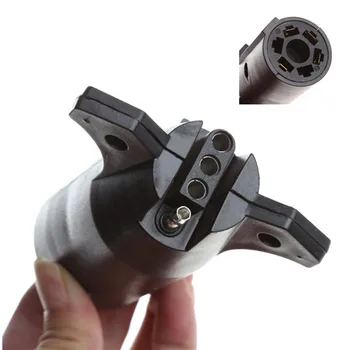 

12V 4Pin To 7Pin Trailer Socket Adapter Plug Converter Special Trailer Caravan Plug Adapter US Car Accessories