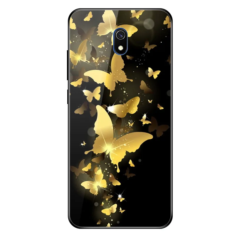Geruide для Xiaomi Redmi 8A 8 A чехол, закаленное стекло Redmi 8 A чехол cubierta para Для Xiaomi Redmi 7A 7 A чехол