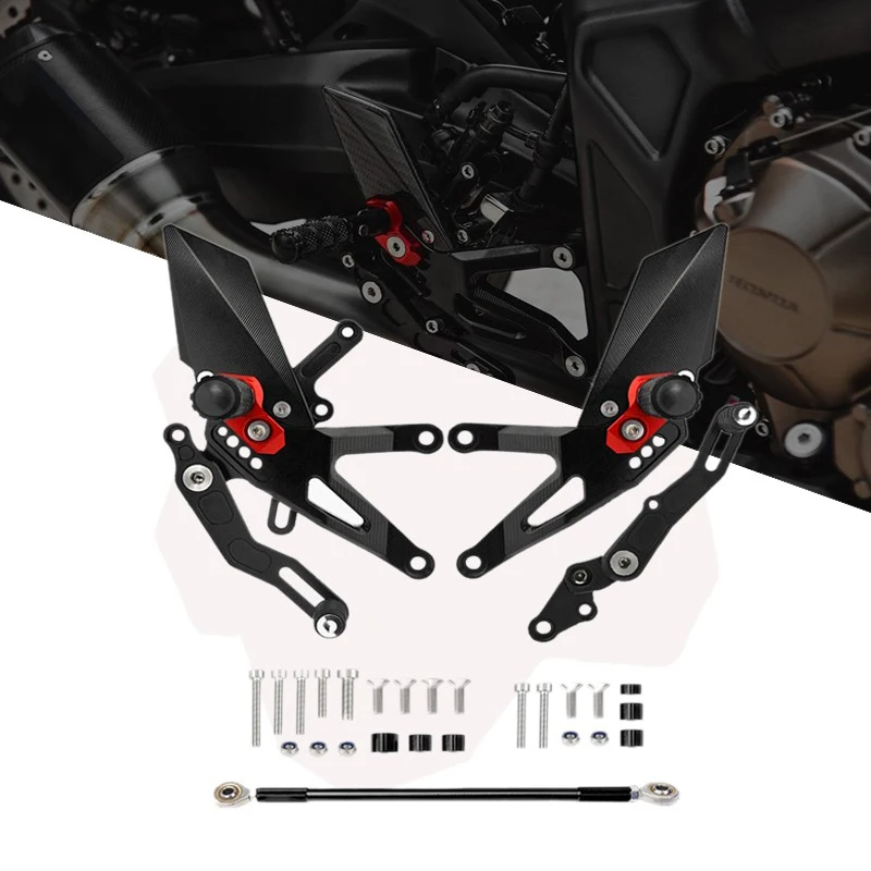 CBR650R Motorcycle Adjustable Rearsets FootPegs For Honda CB650R Pedal