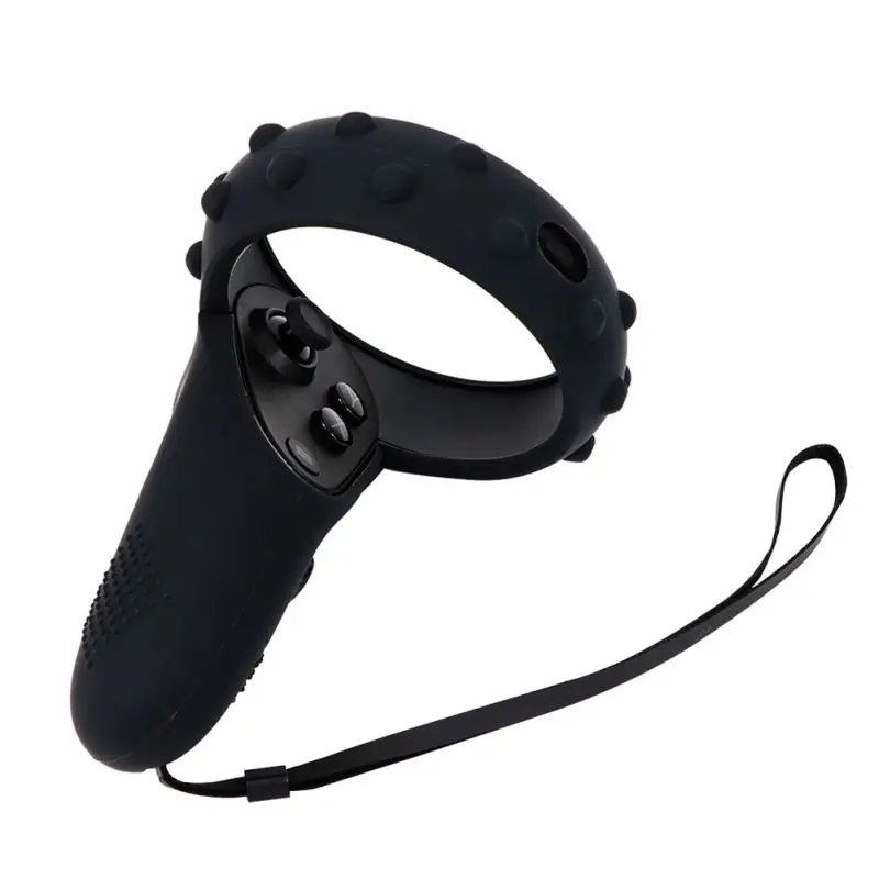1 Устойчивый к царапинам против пыли Противоскользящий силиконовый VR Grip чехол контроллер защитный чехол для кожи для Oculus Quest/Rift S 1 комплект прочный - Цвет: 1