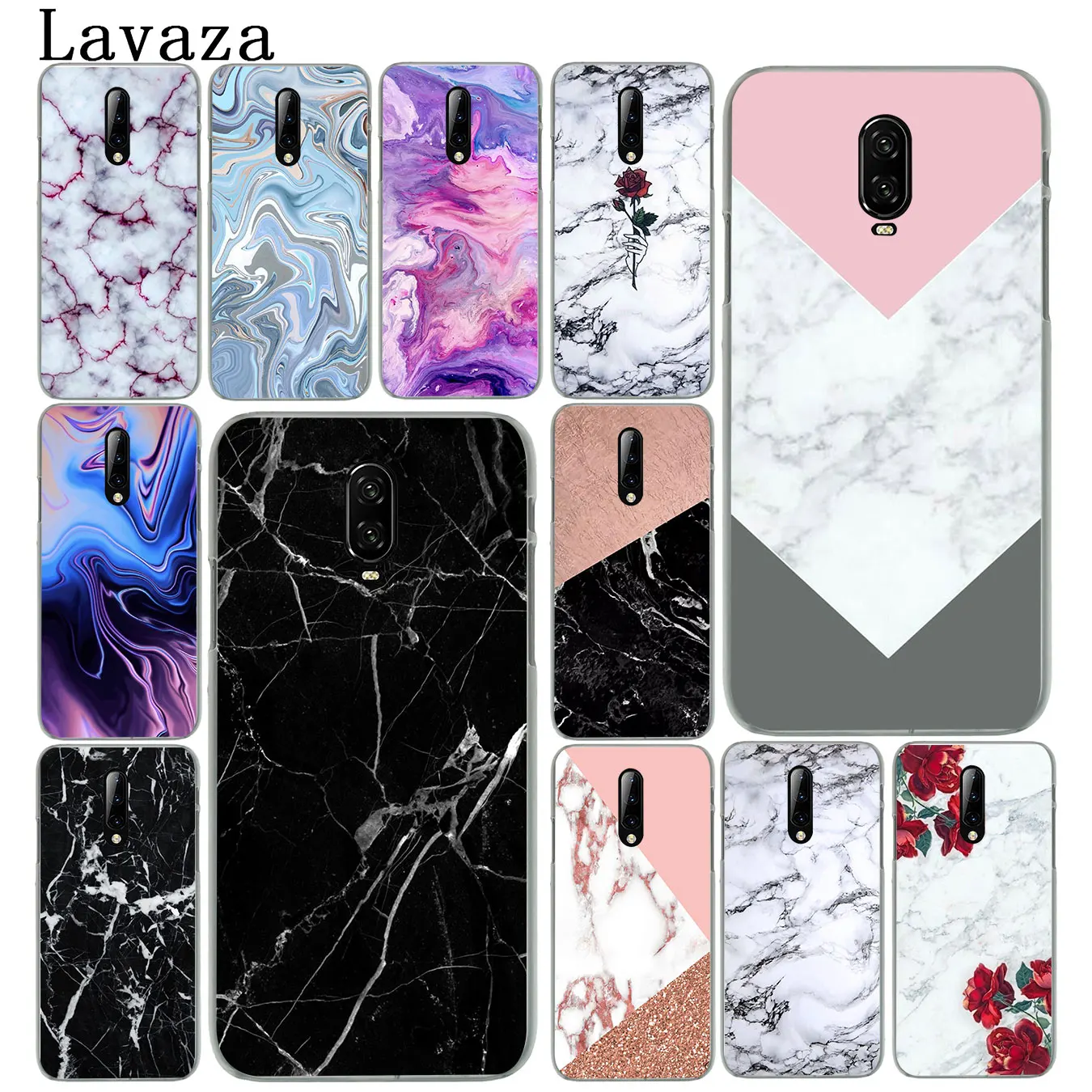 Lavaza твердый пластиковый чехол для телефона с мраморным принтом Oneplus 7 7T Pro 6 6T 5 5T Cover