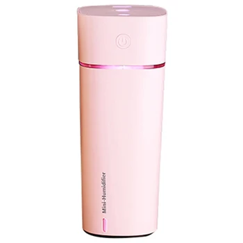 

240Ml Air Humidifier Essential Oil Diffuser With Usb Fan Aroma Lamp Aromatherapy 3 In 1 Mini Cute Usb Cup Shape Humidifier