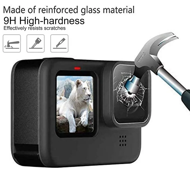Application d'une protection écran sur une GoPro Hero, lot de 150 protections pour plusieurs modèles
