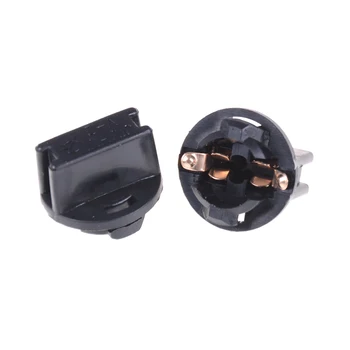 

10Pcs/lot T10 Socket Dashboard Instrument Panel Socket T10 W5W 168 192 194 Twist Lock Wedge Bases Lamp Dash Bulb Plug
