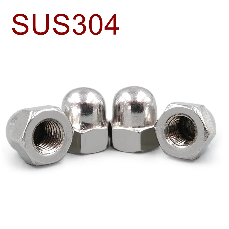 DIN1587 Acorn Nuts Hexagon Domed Cap Nut Stainless Steel A2 Decorate