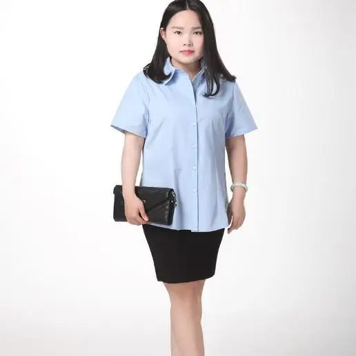 Ropa, женская блузка,, XL-10XL, большие размеры, для женщин, для офиса, для работы, блузки, топы, короткий рукав, элегантная тонкая туника, Blusas, рубашка, M698
