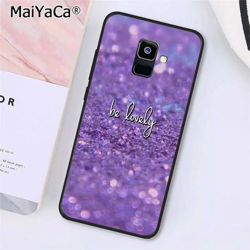 Love Purple Glitter  