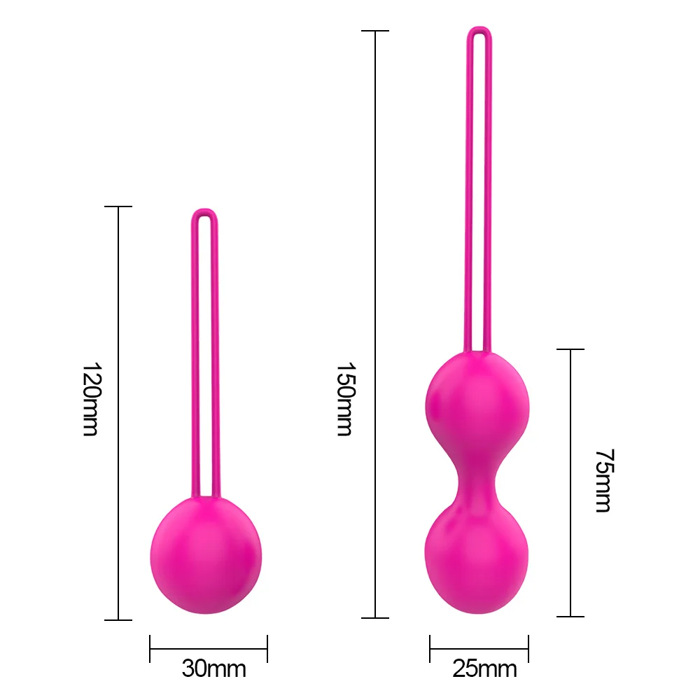 Kegel Ben Wa Ball Set Silicone Kegel Exercise Weights For Women_voghion.com