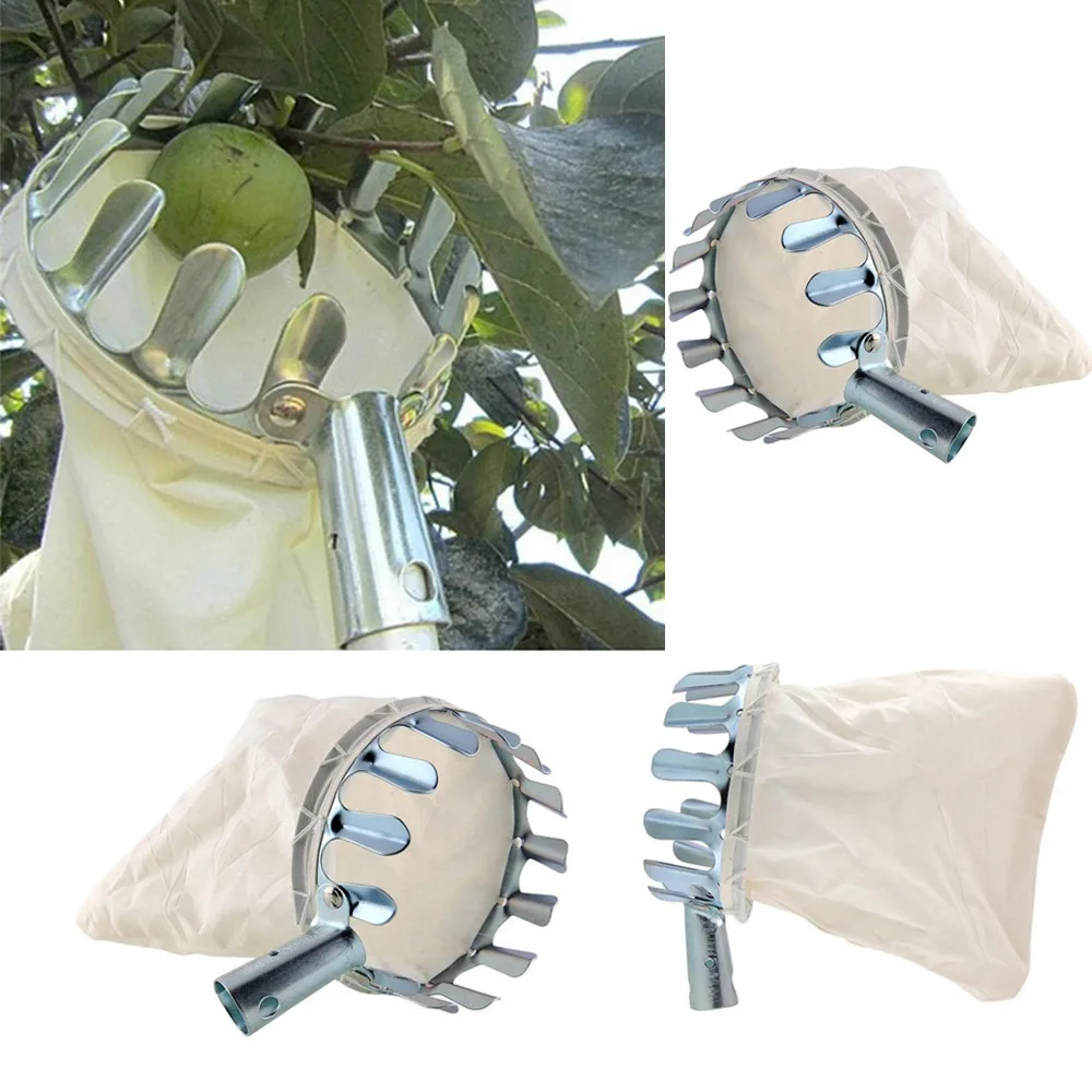 Metal Fruit Picker Orchard Gardening Apple Peach High Tree Picking Tools Fruit Catcher Collector Gardening Tools #25 afbeelding