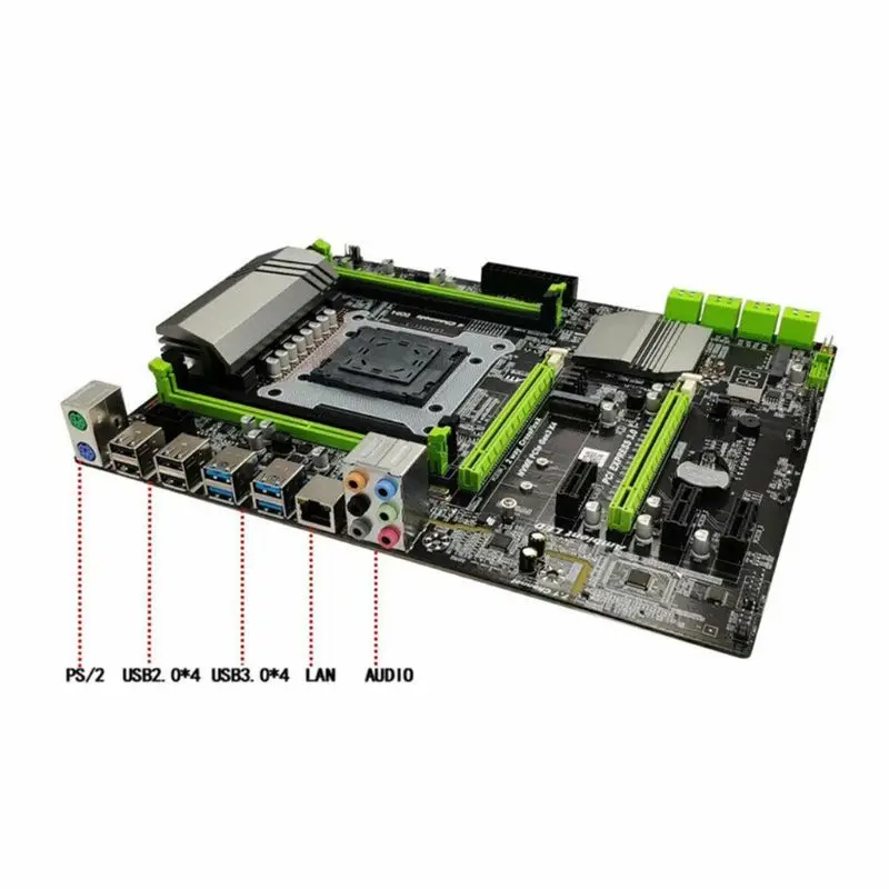  X99 LGA2011-V3 Professional 4 Channel DDR4 Desktop Computer Motherboard Module Q84A