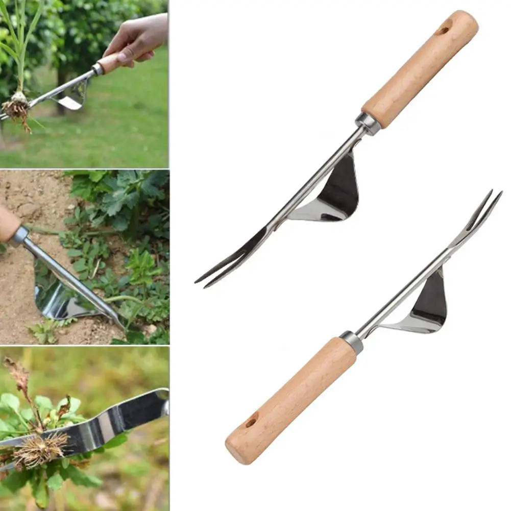 Многофункциональный садовый инструмент из нержавеющей стали для удаления сорняков, садовый инструмент для трансплантации одуванчиков