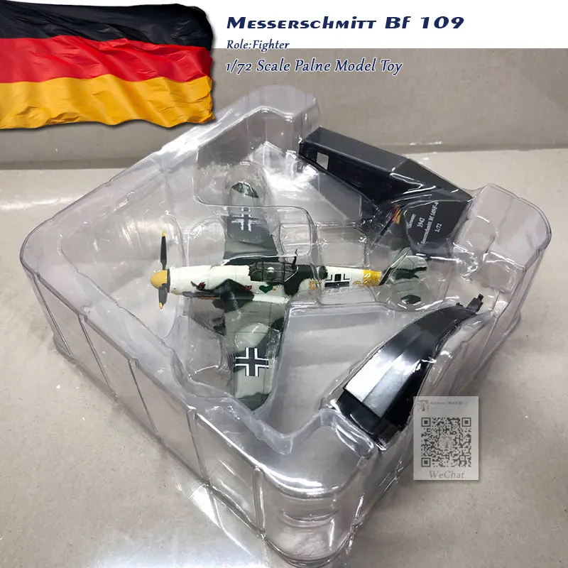 WLTK 1/72 масштаб военная модель игрушки немецкий боец литой металлический самолет