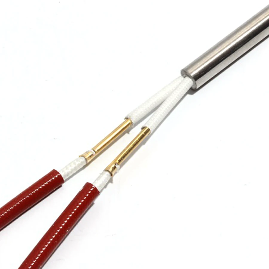 Cartridge Heaters 5PCS 6mm Diameter 25-35mm Length 304SUS High Density Single Head Dual 110V/220V/380V 45W/50W/60W/65W/70W
