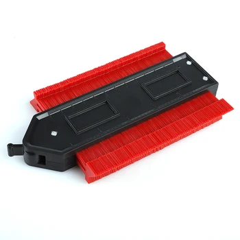 

5 Inch Contour Duplicator Profile Gauge Measure Ruler Edge Shaping Portable Self Locking Tiling Multifunction Tool for Woodwork