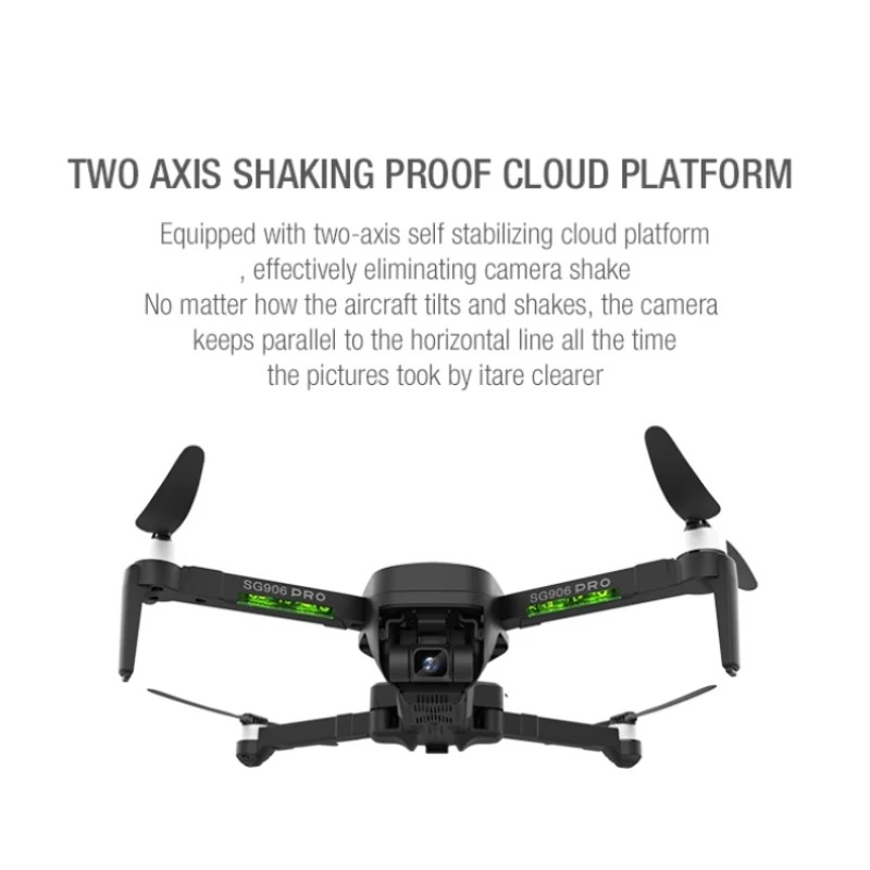 Бесщеточный Радиоуправляемый Дрон с GPS 4K 5G Wi Fi FPV двухосный стабилизатор против