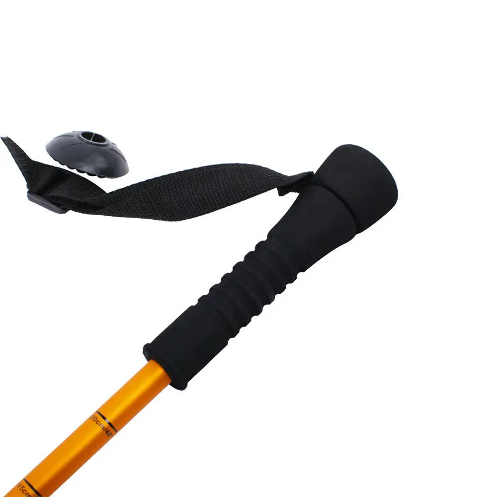 Fold-able Wading Staff Water Depth Safety Warning Coated Adjustable Stainless