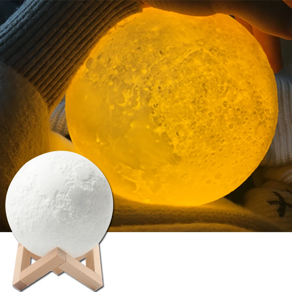 2 moon lamp lighting night lights