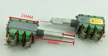

dual double tone switch dual resistance potentiometer shaft 30mm 50K A50K B50K ALPHA RD12DSF-10B2-30F-073-S018 RD12DSF switch