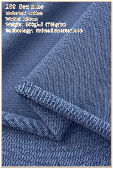 French Terry Cotton Fabric Abrasion Resistant Cotton Fabric Heavy Weight Sweatshirt Fabric For Hoodie 50cm Fabric Aliexpress