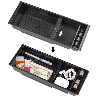 

Wireless Car Charger Smart Phone Fast Charging USB Accessories Organizer Easy Install Multifunctional For Ford F-150 2019-2020