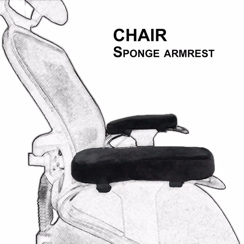 

2pcs Hand Elbow Rests Soft Pillow Washable Arm Cushion Foam Pillow Holder Small Office Chair Armrest Cover Pads Home Textile