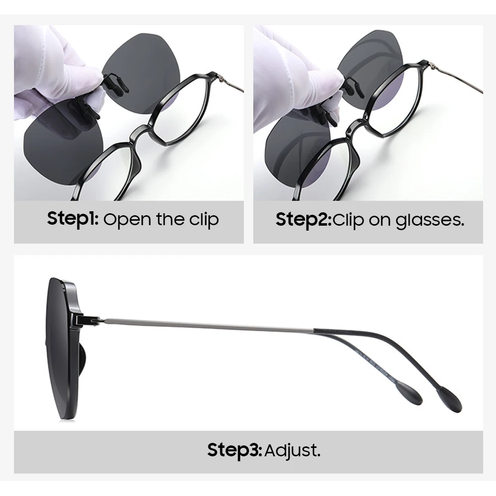 Flip Up Clip on Sunglasses Polarized Fishing Men Gredient Grey Lens Driving UV400 Big Aviation Rimless Night Vision Shades polarized sunglasses fishing sunglasses night vision glasses