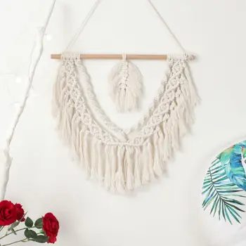 

Dreamcatcher Tapestry Macrame Woven Handmade Tassel Wall Hanging Pendant Art Home Decorations