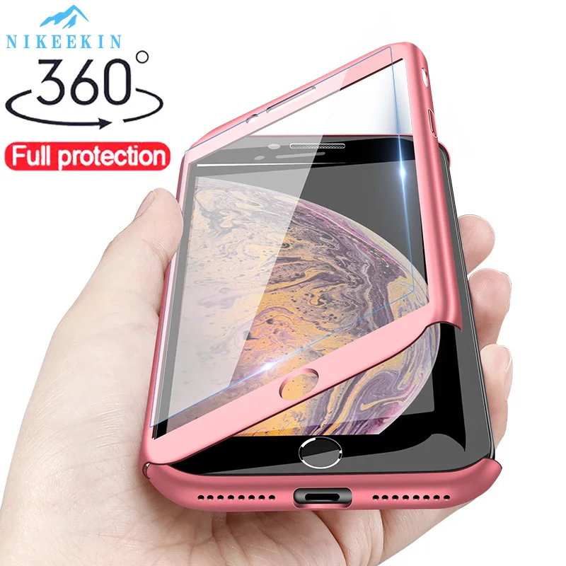 360 Full Cover Shockproof Case For iPhone 11 Pro XS Max Case Shell For iPhone 7 8 6 6S Plus 5S SE 2020 XR Screen Protector Coque 360 Full Cover Shockproof Case For iPhone 11 Pro XS Max Case Shell For iPhone 7 8 6 6S Plus 5S SE 2020 XR Screen Protector Coque