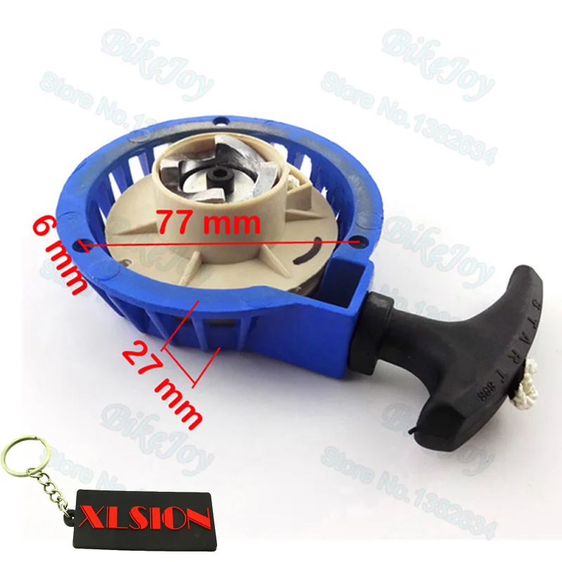 Aluminum Pull Start Starter Recoil Part For 47cc 49cc 2 Stroke ATV Pocket Dirt Bike Mini Motor Motocross Blue |