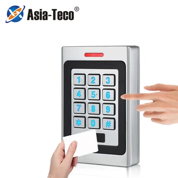 

RFID Keypad Access Control System Kit Door Lock 125KHz EM Card IP67 Waterproof Metal Case Security Entry Door Reader Standalone