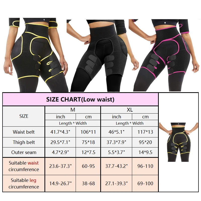 Postpartum Waist Trainer, 3-in-1 Waist and Thigh Trimmer Butt Lifter Thigh body shaper for Pregnant Women Weight Loss Sauna
