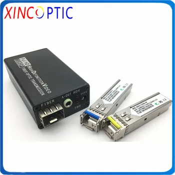 

Mini DVI Optic Extender,Full HD 1920*1200p@60Hz to DVI Uncompressed 20km Single LC Simplex SFP Fiber Video ConverterTransceiver