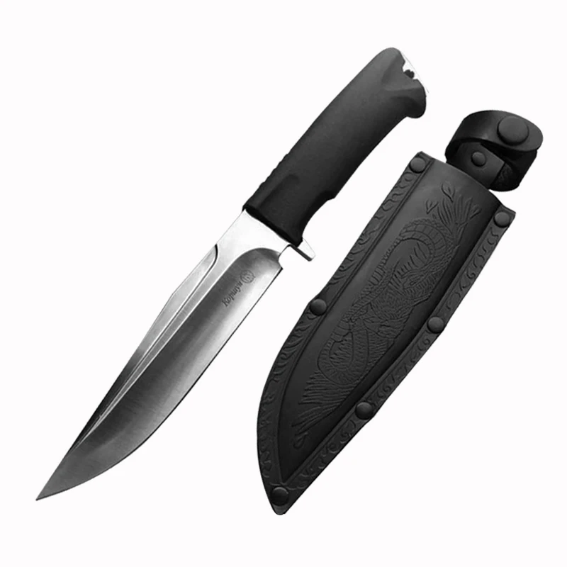 ToughKeng Новый РОССИЯ спецназ 65X13 стальной нож с фиксированным лезвием резиновая