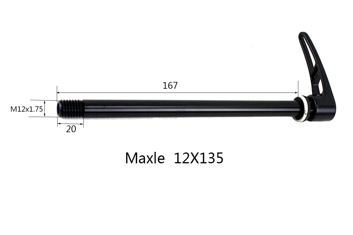 Bicycle Components & Parts Cycling Axle176*12*1.75 J&L Allen Key Thru