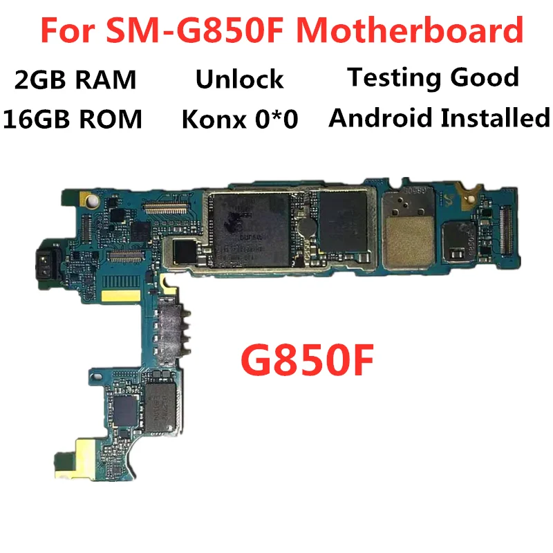 Оригинал для Samsung Galaxy Alpha (G850) разблокированная материнская плата G850F с чипами IMEI OS