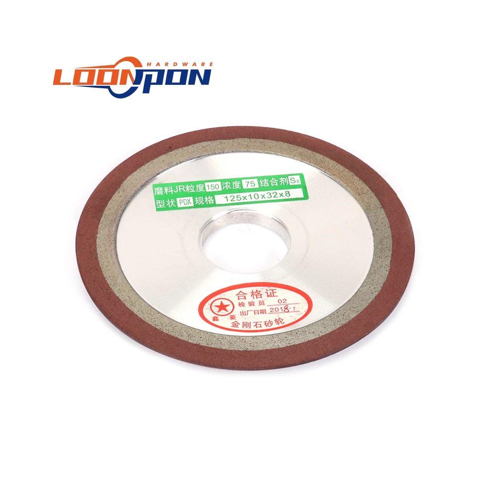 Abrasive Wheel Grinding Wheel Diamond Grinding Wheel For Tungsten Steel Milling Cutter Sharpener 125mm 1Pc 5inch