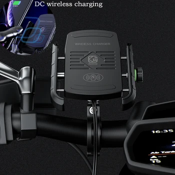 

DC wireless charging moto Mobile Phone Holders Stands Motorcycle Phone stand Holder For iphone motorcycle cellphone holder