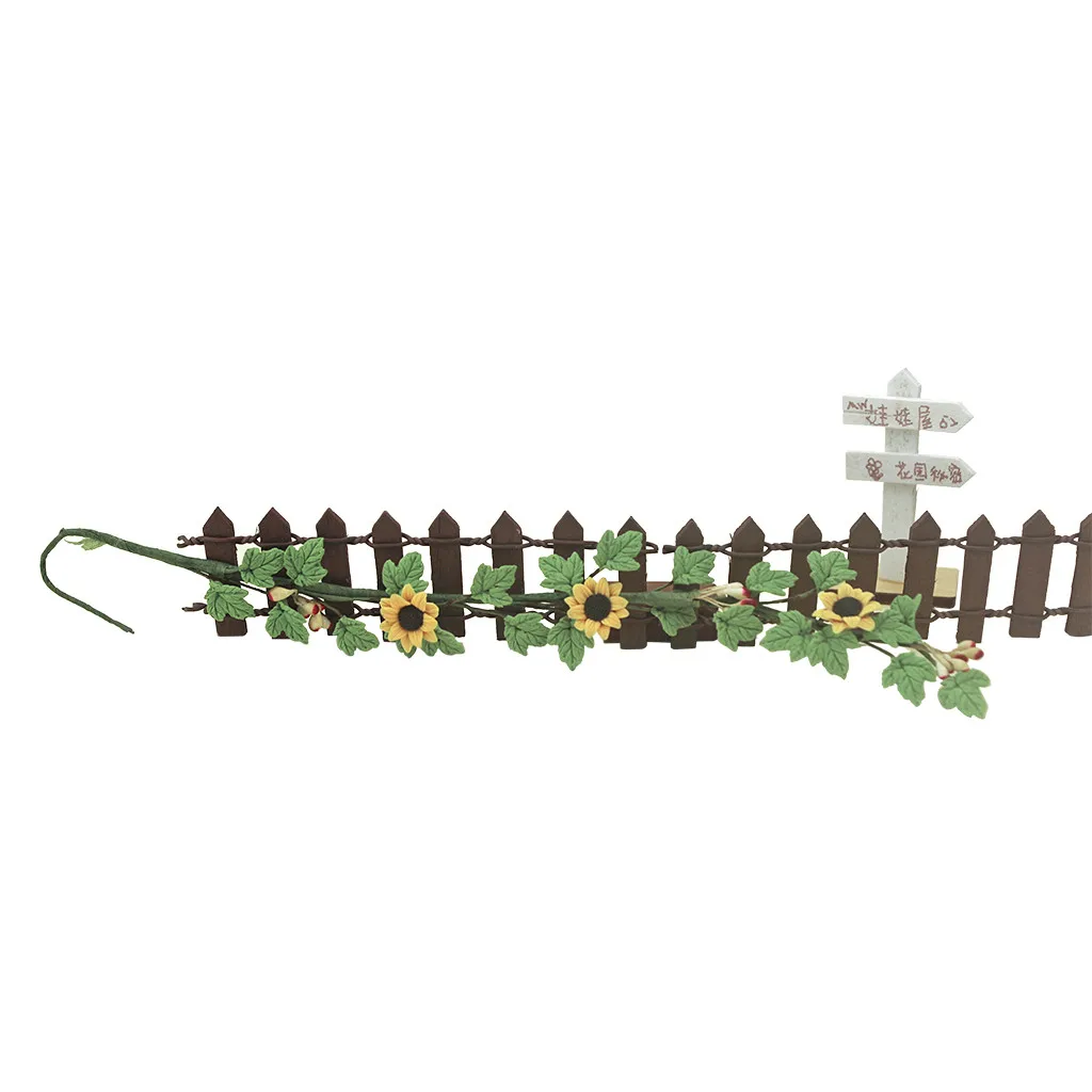 1:12 /1:6 Dollhouse Miniature Scene Model Mini Flower Vine Pretend Play Toy Furniture Toys For Children