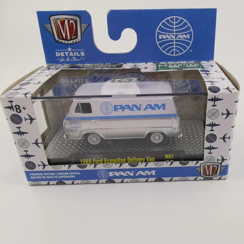 M2 машины 1:64 1956 Fords Econoline доставка фургон коллекция металлических литых моделей