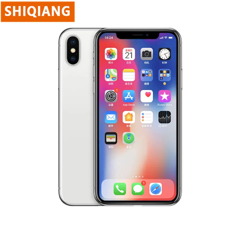 Apple Iphone X Gebruikt Originele Smartphone Unlocked Gezicht Id Lte 5.8 Inch Mobiele Telefoon Hexa Core Ios 3 + 64/ 256Gb 12.0MP Mobiele Telefoon