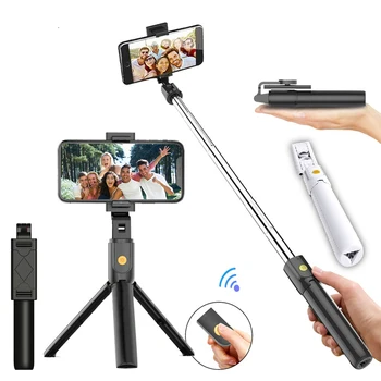 

Electronic authentication Bluetooth self shooting remote control tripod handheld camera self timer device