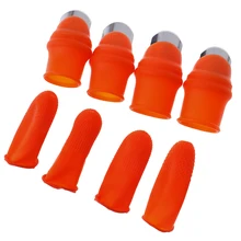 Силиконовый нож для большого пальца, защита для пальцев, нож для уборки овощей, лезвие для растений, ножницы, Режущие кольца, садовые перчатки