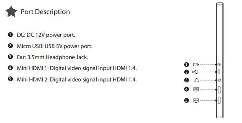 ELECROW 13,3 дюймов портативный монитор для ноутбука HDMI игровой Xbox ips экран 2560x1440P ЖК-дисплей 13,3 ''компьютер сенсорный монитор